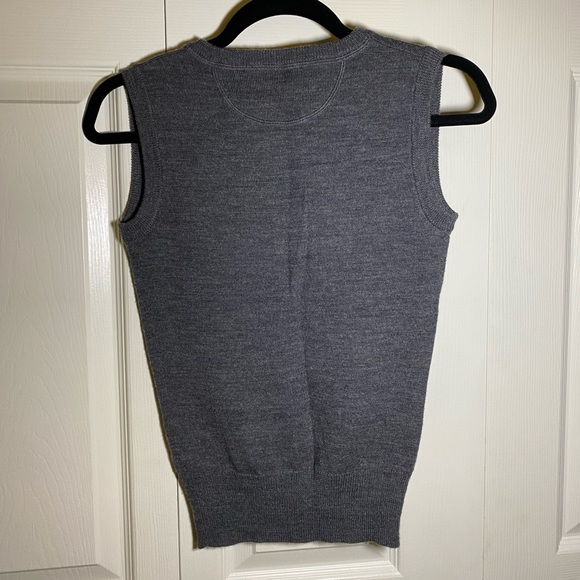 Talula Gray Wool Vest - Picture 2 of 5